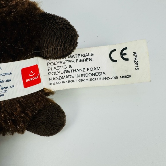 Aurora Brown Bat Plush Stuffed Animal Toy 2015 Realistic Lifelike - Picture 5 of 8